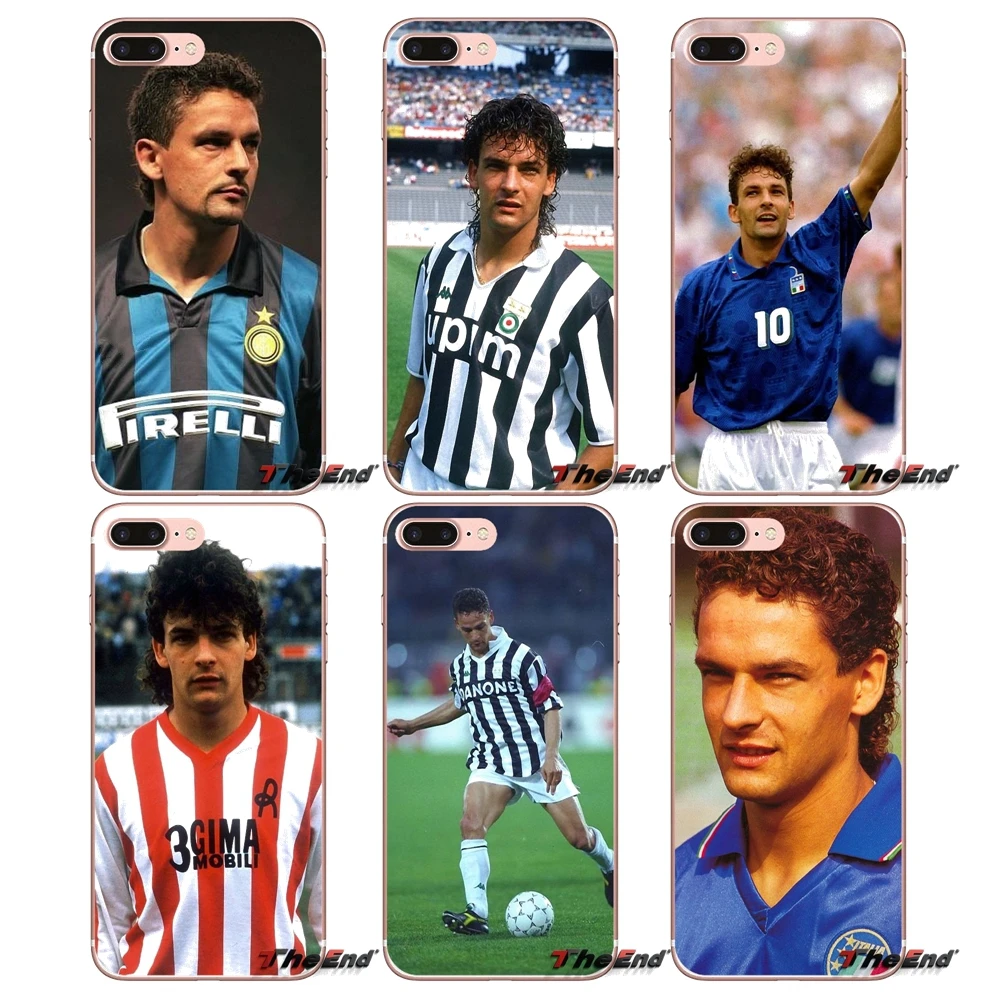 

Italy Soccer Star Roberto Baggio Soft Case For iPhone X 4 4S 5 5S 5C SE 6 6S 7 8 Plus Samsung Galaxy J1 J3 J5 J7 A3 A5 2016 2017