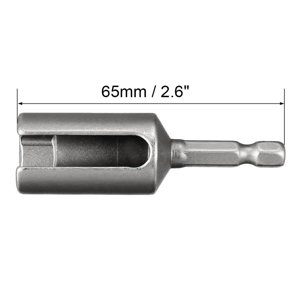 Uxcell Горячая 1 шт. CR-V, 8 мм 10 мм 14 мм Шестигранная гайка гнездо щелевой удлинитель драйвер Бит 64/65 мм длина, DIY ручные инструменты