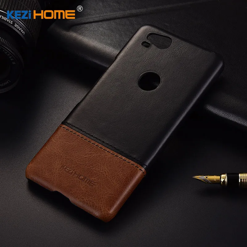 Case for Google Pixel 2 KEZiHOME Luxury Hit Color Genuine Leather<br /> Hard Back Cover capa For Google Pixel2 5.0 Phone cases-in <br />Half-wrapped Cases from Cellphones