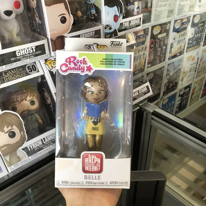 Официальный Funko Rock Candy Comfy Princesses Belle Виниловая фигурка Коллекционная модель