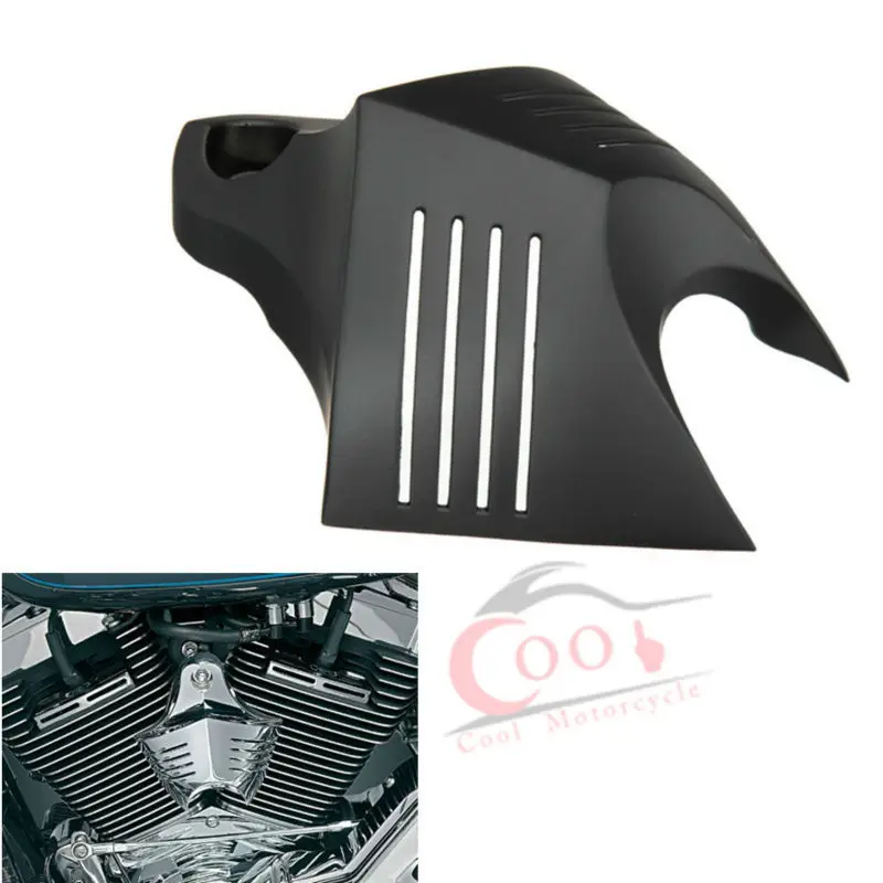 Motorcycle V Shield Horn Cover for Harley Softail Dyna Glide Big Twin