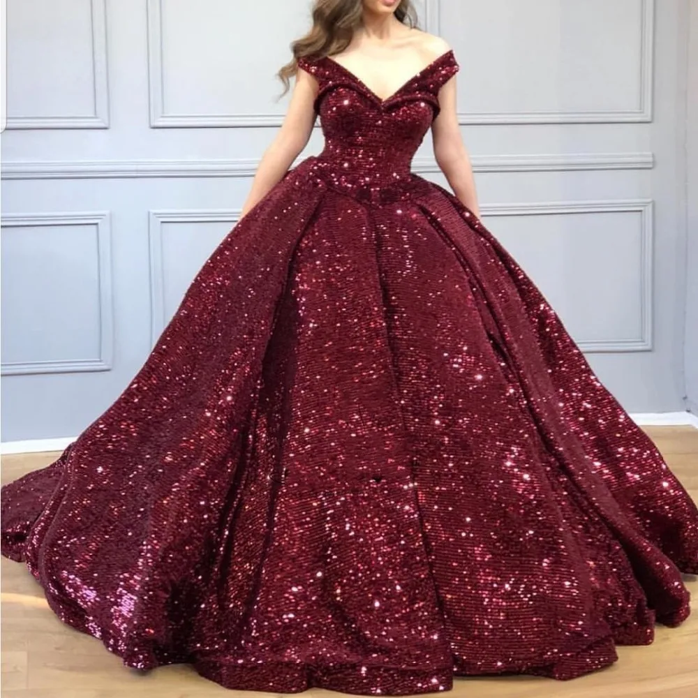 Bling Evening Dress Long abiye robe de soiree Burgundy Evening Party Dresses vestido de festa longo Gowns Evening Elegant Bling Evening Dress Long abiye robe de soiree Burgundy Evening Party Dresses vestido de festa longo Gowns Evening Elegant
