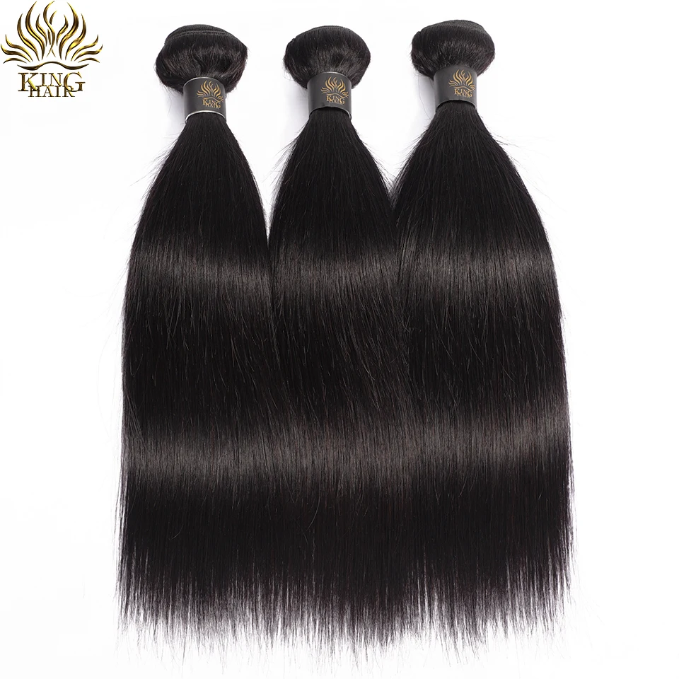 King Hair Malaysia Straight Hair 3 Bundles With Closure 100% Human Hair Bundles With Closure Remy Human Hair 4 Bundle Deals King Hair Malaysia Straight Hair 3 Bundles With Closure 100% Human Hair Bundles With Closure Remy Human Hair 4 Bundle Deals