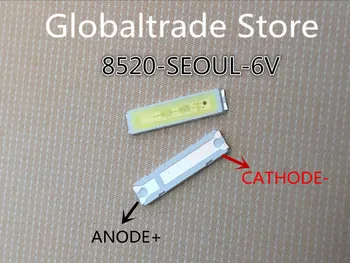 

500PCS FOR SEOUL SMD 8520 6V 2-CHIP LED Backlight 1W 8520 6V Cool white 95-100LM TV Application COLD WHITE