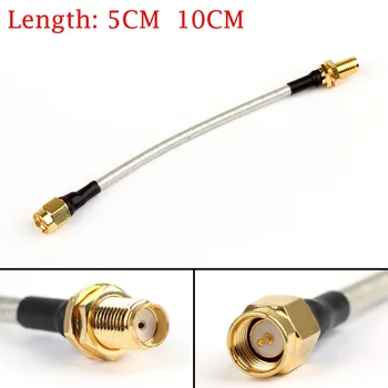 

Areyourshop SMA Male To SMA Female RG141 Extension Cable Made With Semi Rigid Cable Jack Plug 5CM 10CM Cable Wires