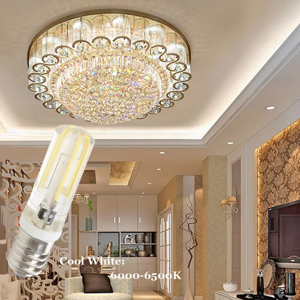 10 шт./лот затемняемый Мини G9 G4 E14 LED кукурузный свет COB 4 Вт 7 силиконовая лампа