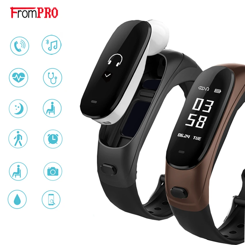 

M39 Smart Watch Men Stainless Steel Strap Top Wristwatch Heart Rate Blood pressure sport Fitness tracker Bluetooth SmartWatch