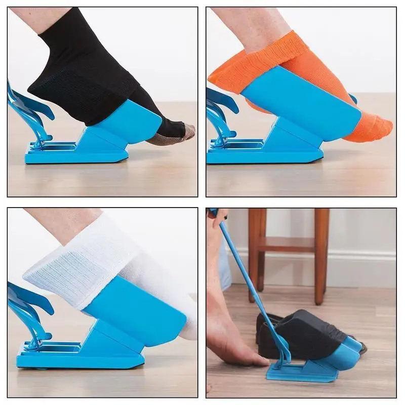 

Sock Slider Easy on Easy Off Sock Aid Kit Sock Helper No Bending Stretching for Pregnancy and Injuries Living Tool