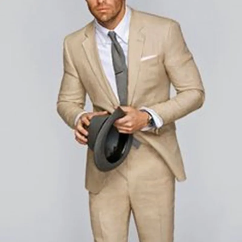 4387 26 De Réduction2017 Dernier Manteau Pantalon Veste De Smoking Hommes Costume Costume Homme Gris Clair Smoking Champagne Hommes Costumes Slim