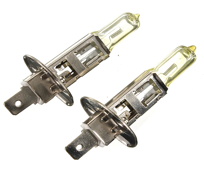 Best Price 2x H1 Halogen Lamp Super Bright White Car Auto Light Source