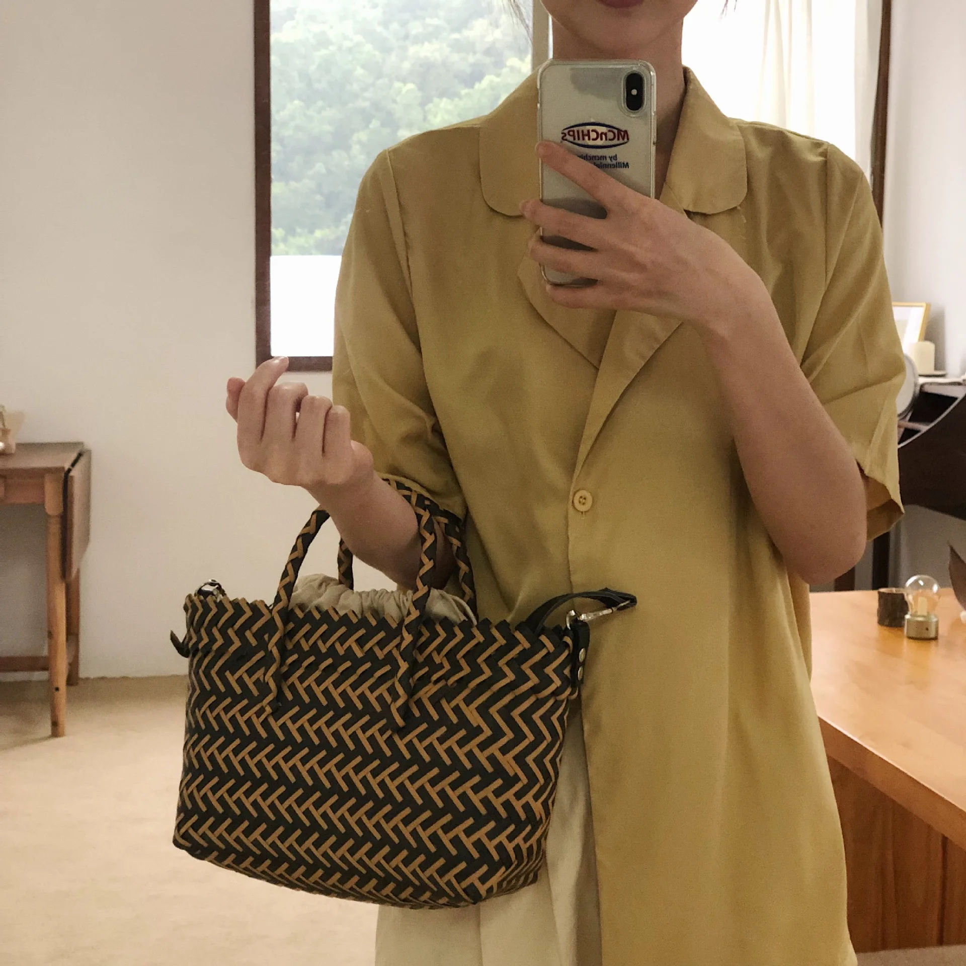 

Shoulder Bag Female Summer Beach Bag Straw Large Zipper Woven Pvc Shopping Bag Casual Large Lady Twill Handbag 2019 new