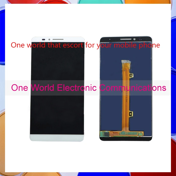 

100% original Top quality Lcd Assembly LCD Digitizer Touch Screen  Complete For Huawei mate 7 with free shipping