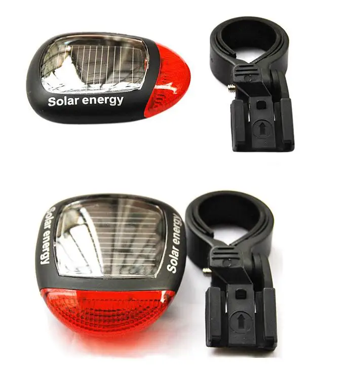 

ROBESBON Solar Power LED Bicycle Lights Bike Rear Tail Lamp Light Bike cycling Safety warning Flashing Light Lamp Red