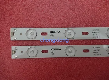 

50pcs/LOT 100%New For KONKA KL32GT618 LED backlight 35017727 10leds 64.4cm 6v