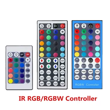 

24V 12V LED RGB Controller 24key 44Key 40key 12 V IR Infrared Remote Control Box Wireless for RGB LED Strip Light tape 2835 5050