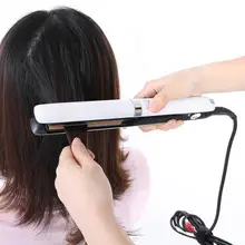 Плоская железная теарелка Керамическая выпрямитель для волос электрический прямой кудрявый стайлер для волос 100-240 в 3D плавающие Инструменты для укладки