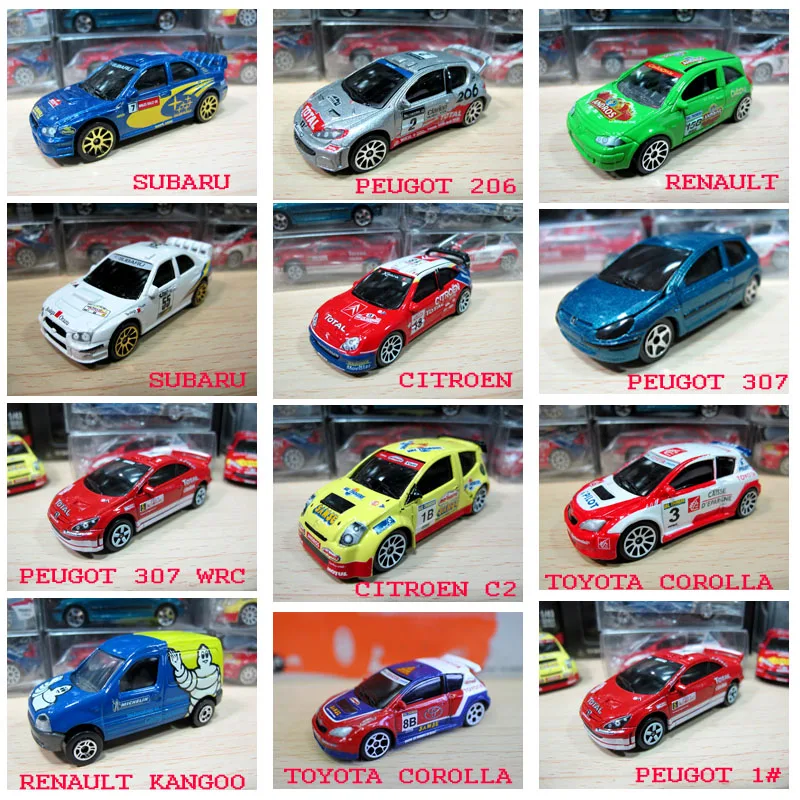 

MA JORETTE 1:64 Xpand Rally WRC CITROEN Renault Peugeot boutique alloy car toys for children kids toys Model bulk freeshipping