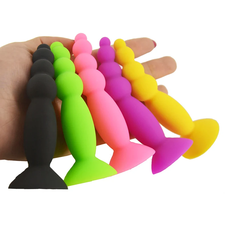 Pull Beads Mini Anal Plug Silicone Anal Plug font b Sex b font Stimulation Toys for