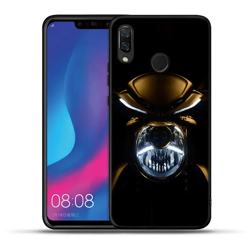 Модные «городская улица» мотоцикла чехол для Honor 20 Pro 10 9 9i 8 Lite 8X 8C 8S 7A 7X V20 вид 20 Силиконовые чехлы Fundas