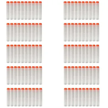 

100Pcs/lot 7.2cm Soft White Refill Darts Elite Series Blasters Kid Toy Gun for Kids Children