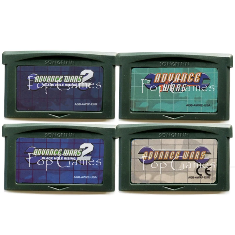 

Advance Wars 1 2 Series for 32 Bit Video Game Cartridge Console Card Handheld