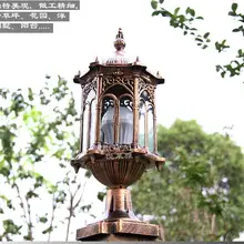 Горячая Европейский стиль Античный водонепроницаемый открытый настенный светильник, балкон кованого железа свет украшения сада лампа