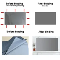 Everycom Projector Screen Reflective Enhance Brightness 60 100 120inch Fabric Cloth Projection Screen Portable for all Projector - Image 4