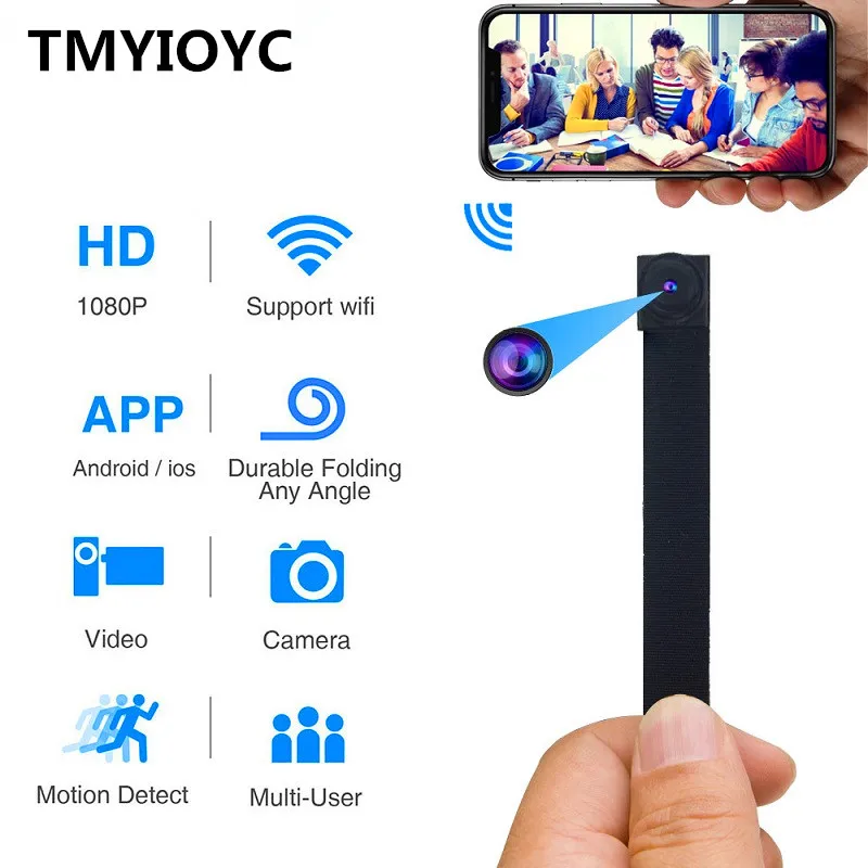 

WIFI Mini Camera P2P Remote Micro Camera 1080p Full HD Video Audio Recorder small cam Motion Detection IP multi view Camcorder