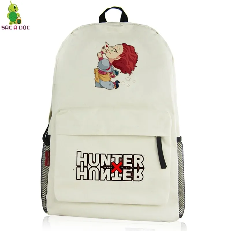 

HUNTER HUNTER Gon Killua Hisoka Backpack School Bags for Teenage Boys Girls Daily Backpack Travel Rucksack Anime Laptop Backpack
