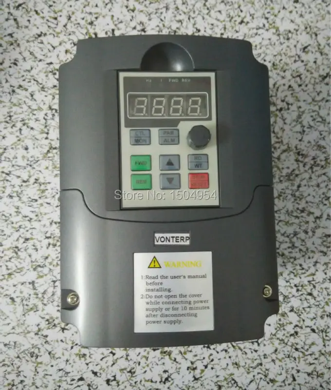 

220V 0.4kw frequency inverter/General VFD 220v 0.4KW 2.5A 3 phase input and 220v 3 phase output
