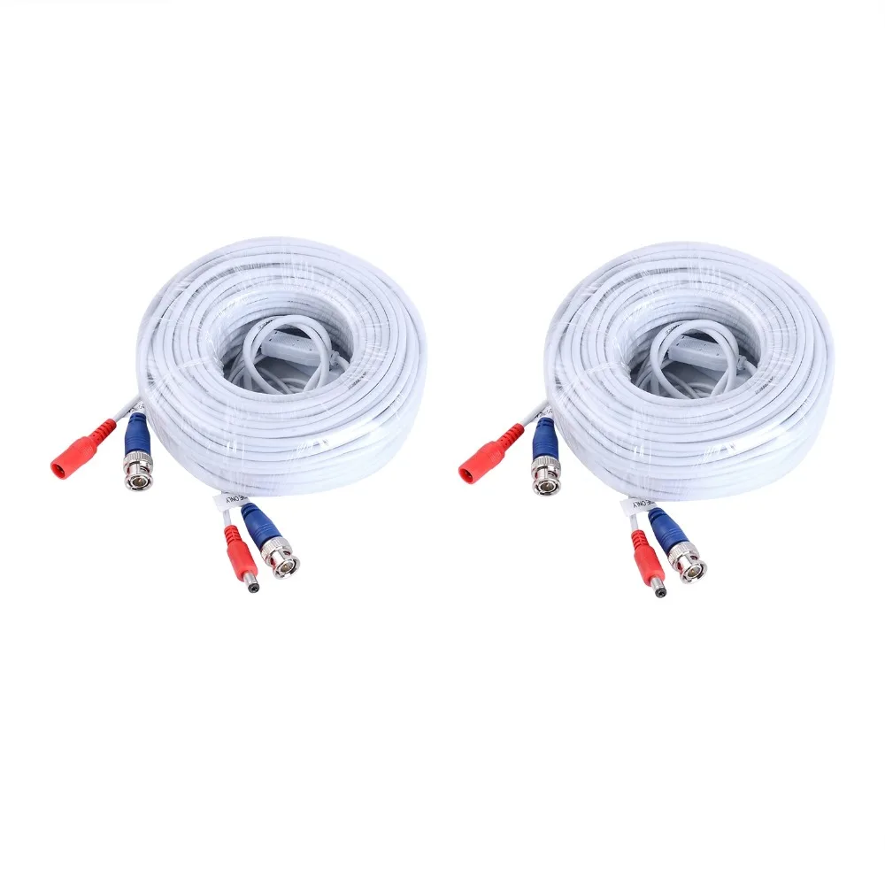  ANNKE 4PCS a Lot 30M 100 Feet BNC Video Power Cable For CCTV AHD Camera DVR Security System white S - 32793287120