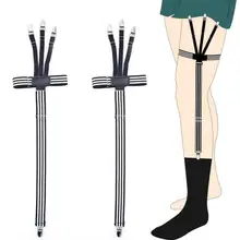 Многофункциональные черно-белые носки с двойным использованием противоскользящие носки с зажимом с поддержкой трех