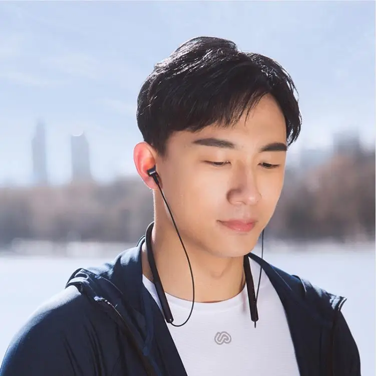 Original Xiaomi Mi Bluetooth Earphones Necklace Sport Earbuds Wireless Earphone with Microphone Noise Cancelling for Android iOS