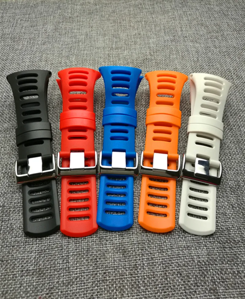 The latest! for SUUNTO AMBIT series 1/2/3 generation multicolor rubber silicone watch band Watch accessories