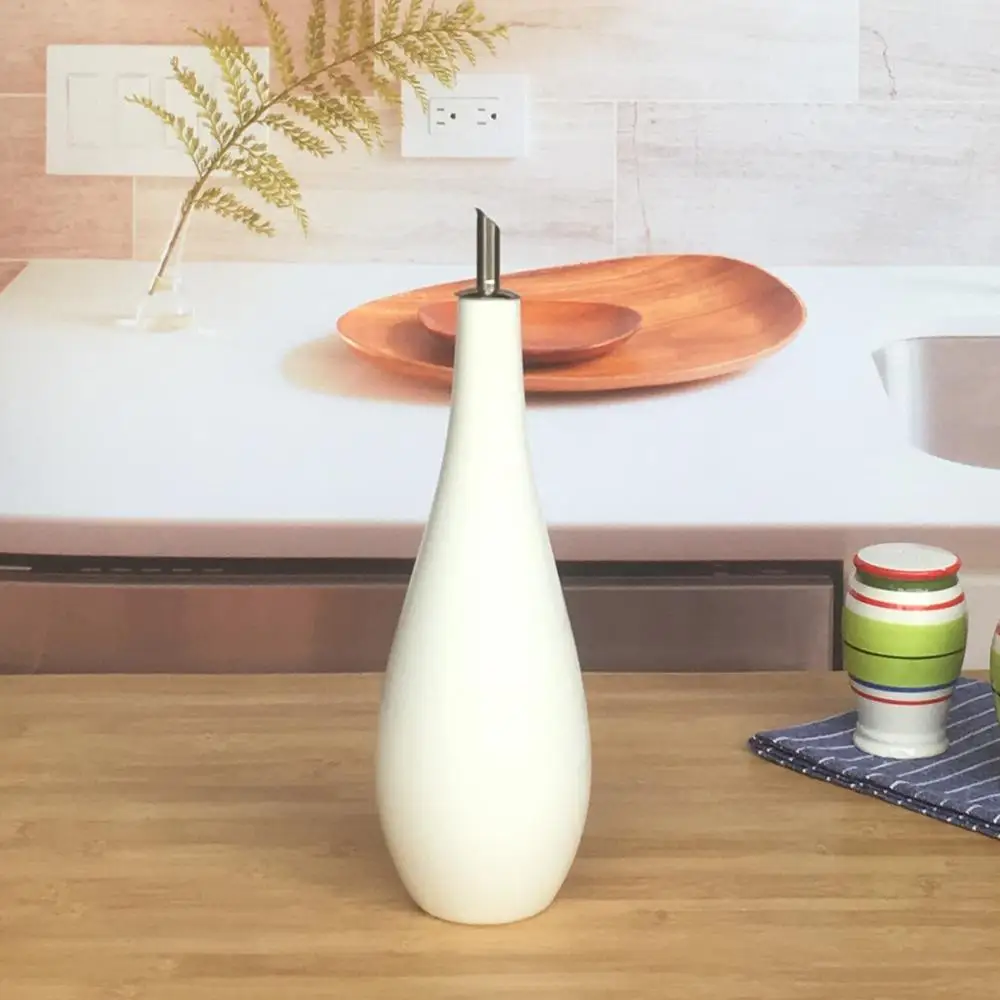 

Ceramic soysauce bottle, olive oil bottle with lid, vinegar cruet for kitchen and dining table