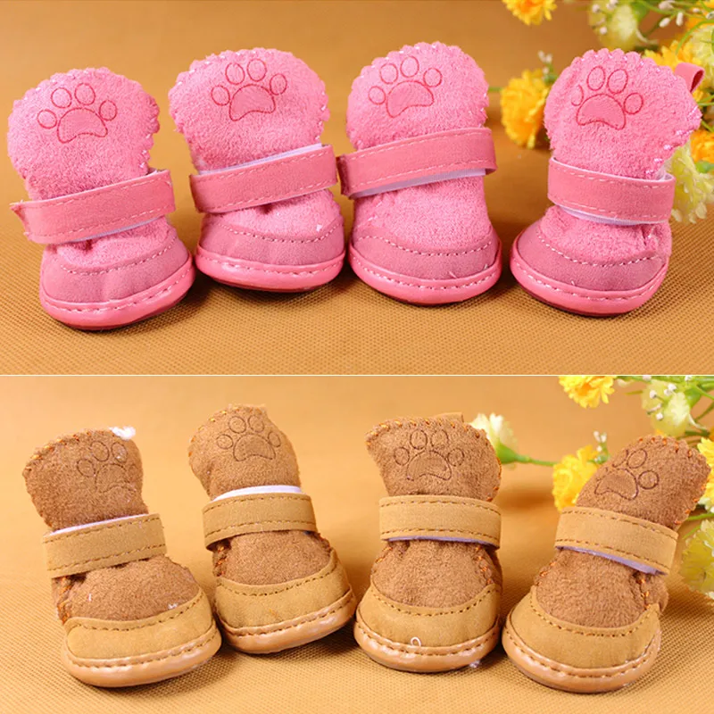 New Arrival Winter Warm Cute Chihuahua Dog Shoes Small Dogs Pet Shoes