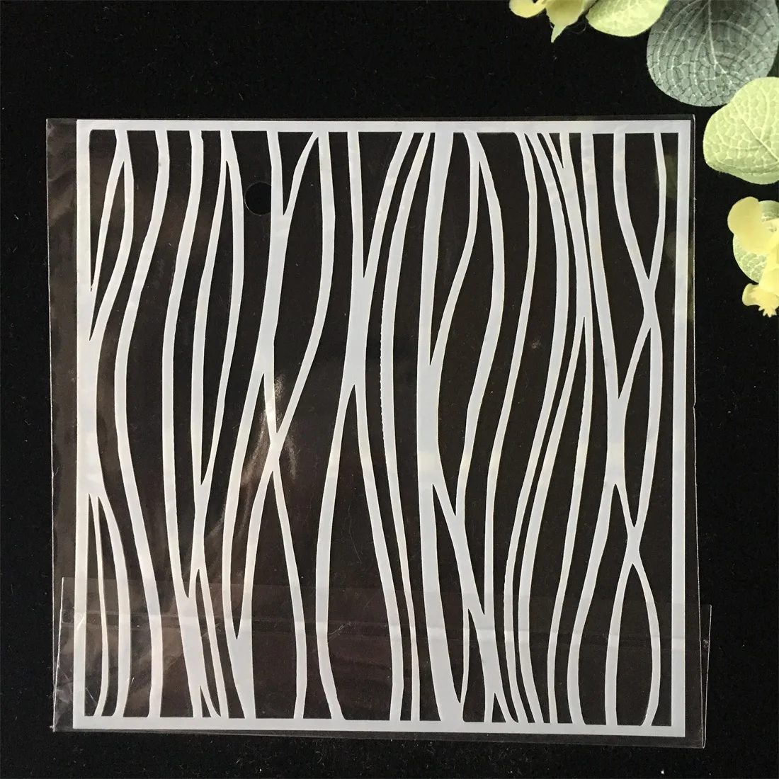 Hollow Wooden Texture DIY Layering Stencils Wall Painting Scrapbook ...