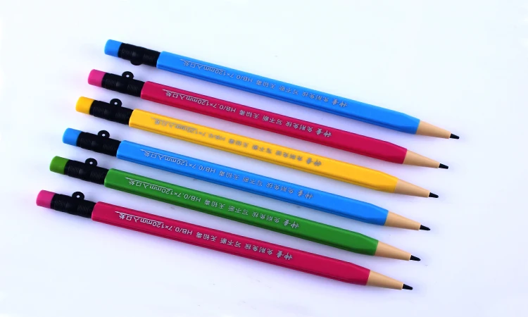 3 шт./компл. каваи механический простой автоматический карандаш простые механические карандаши цветные ручки и карандаши канцелярия канцтовары автоматические карандаши механические авто карандаш 2B 0.7mm