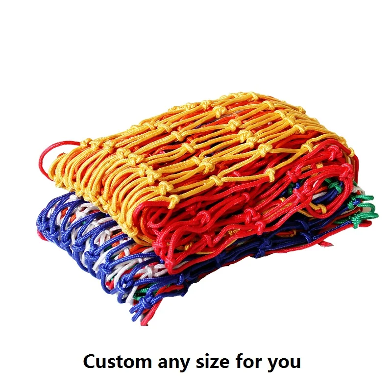 

Stair Protection Network Colors Nylon Fence Child Safety Net Stairs Balcony Anti-fall Kindergarten Colors Cover Outdoor Plants