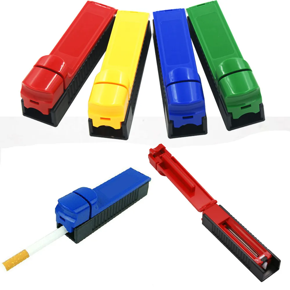 

Hot sale Manual Cigarette Tube Rolling Machine Tobacco Roller Maker Random Color Small and portable drop shipping #3