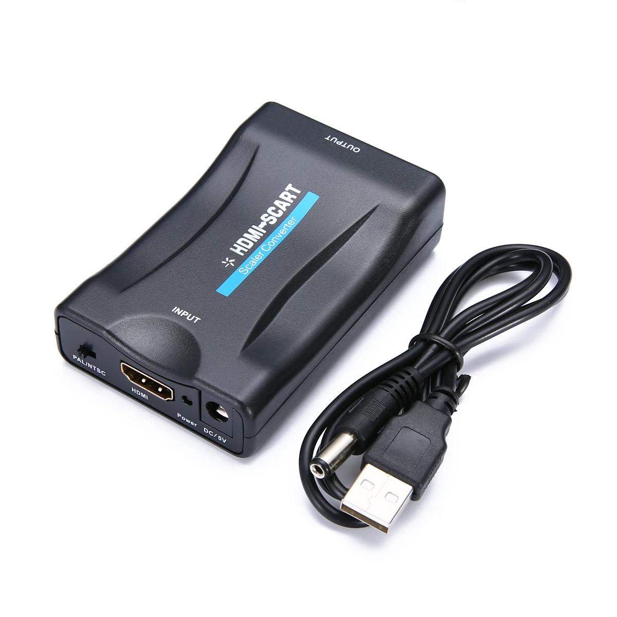 Mayitr HDMI To SCART Adapter 1080p Video Audio Converter +