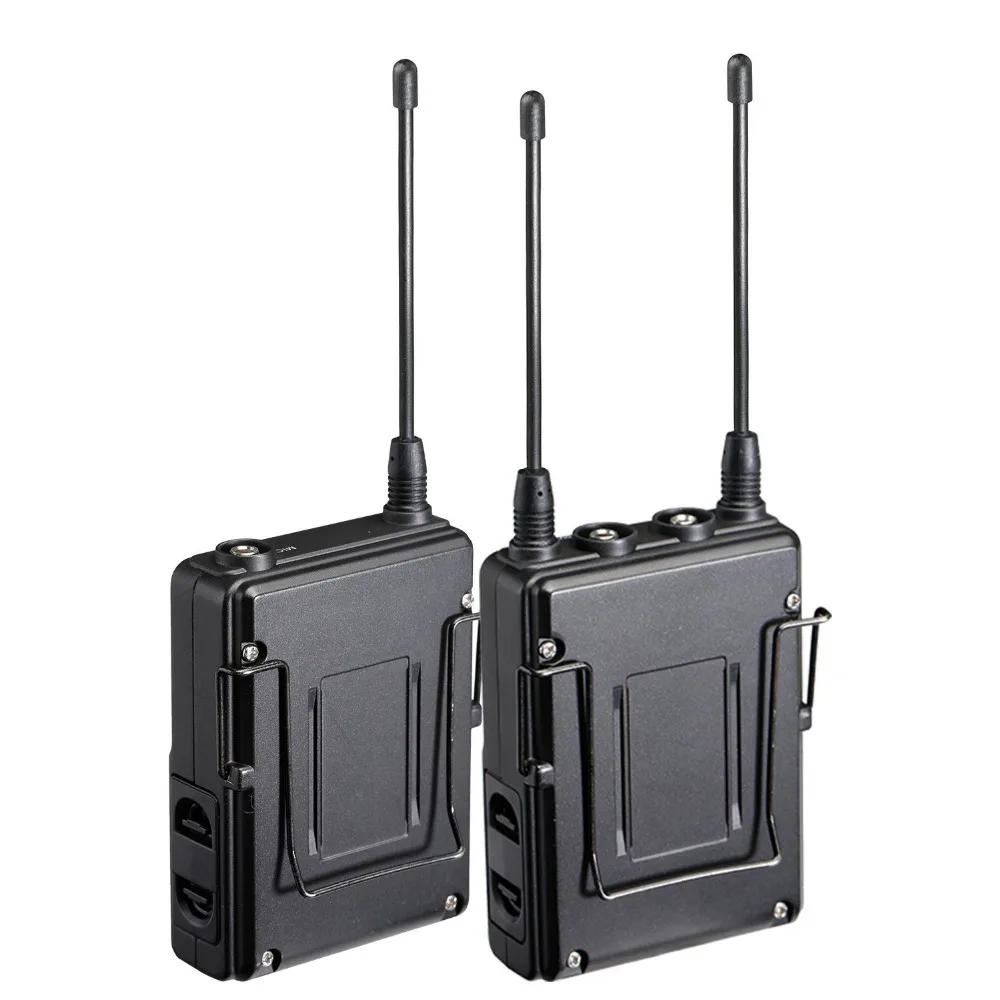Saromonic UWMIC9 96 канальная UHF камера беспроводной петличный микрофон система