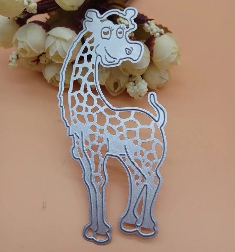 

Cute big Animal giraffe shape 2018 New Cutting Dies Scrapbooking Dies Metal Embossing Stamps and die for Card Making DIY