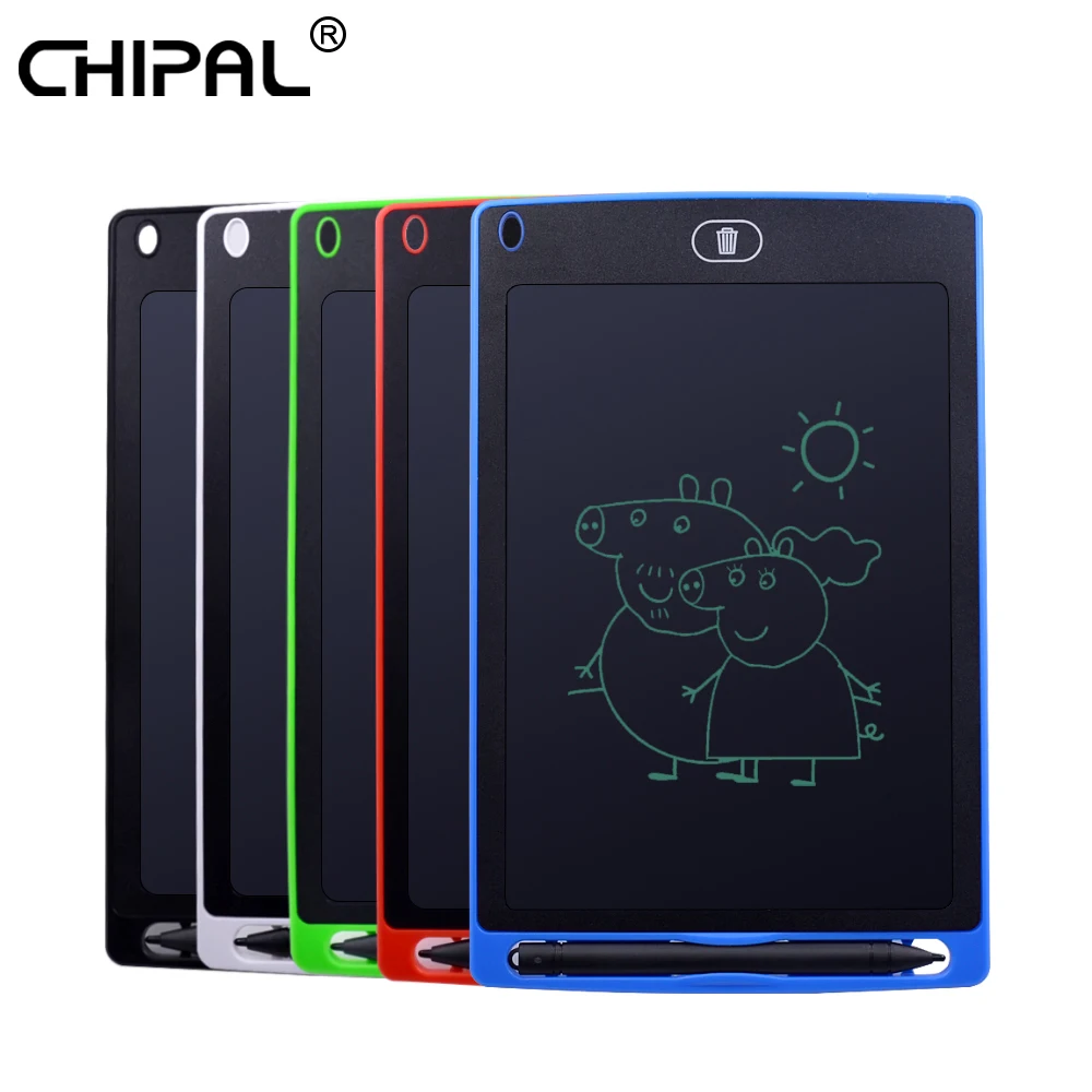 

CHIPAL 8.5'' LCD Writing Tablet Digital Graphic Tablets Electronic Handwriting Drawing Pad Board Notepad + Stylus Pen for Kids