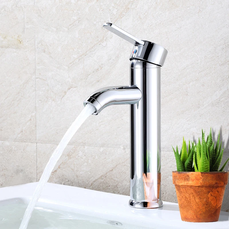 Free Shipping Vessel Waterfall Brushed Nickel Bathroom Sink Faucet One Hole Handle Mixer Tap Bathroom Accessories Free Shipping Vessel Waterfall Brushed Nickel Bathroom Sink Faucet One Hole Handle Mixer Tap Bathroom Accessories