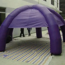 Индивидуальный купол шатер надувной паук палатка, 5 ног станция центр с фиолетовым цветом и крышкой для продажи
