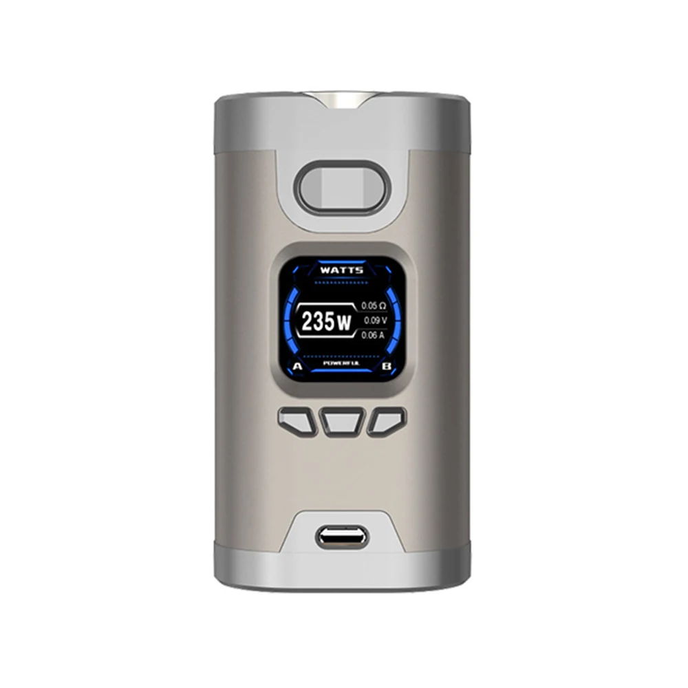 Original Hcigar Wildwolf 235W TC MOD wtih Towis XT235 Chipset & 1.3 Inch TFT Color Screen No 18650 Battery Electronic Cigarette