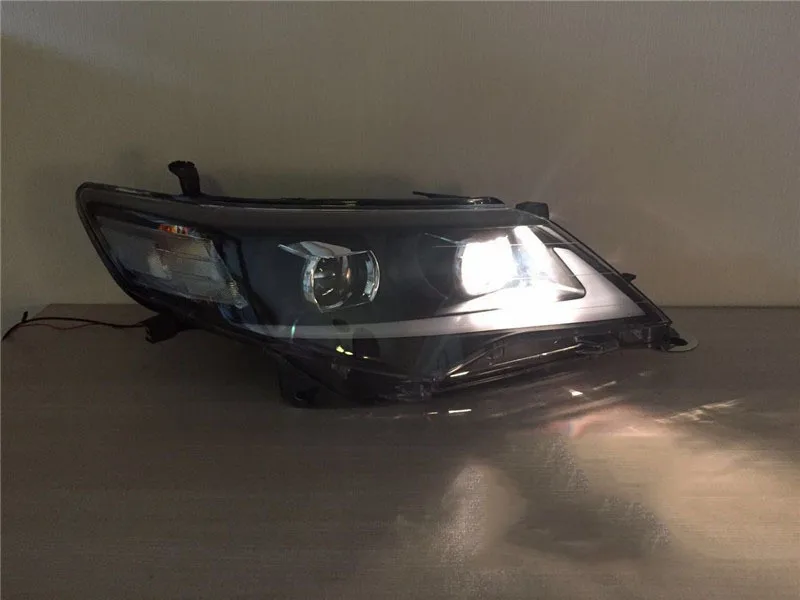 Для Toyota Camry 2012 2013 светодиодный фары передние лампы в сборе DRL L+ R