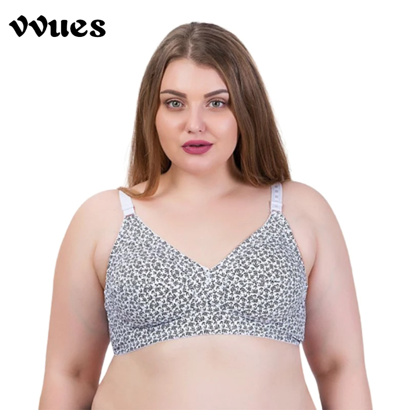 

VVUES Women's Bra Seamless Push Up Bra Plus Size Bra Full Cup Wireless Soft Stretch Simple Brassiere Bralette 2019 Free Shipping