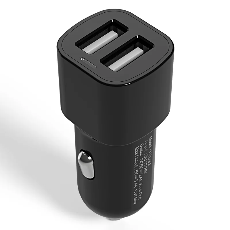 ORICO двухпортовый Переходник USB для зарядки в машине 5V2. 4A 17 Вт мини зарядное устройство прикуриватель для iPhone 7 samsung Galaxy S6 Edge Xiaomi